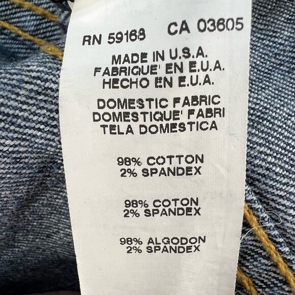 Karen Kane Denim Jean Jacket Women's Size M Blue Long Sleeve Casual Normcore - Picture 8 of 11